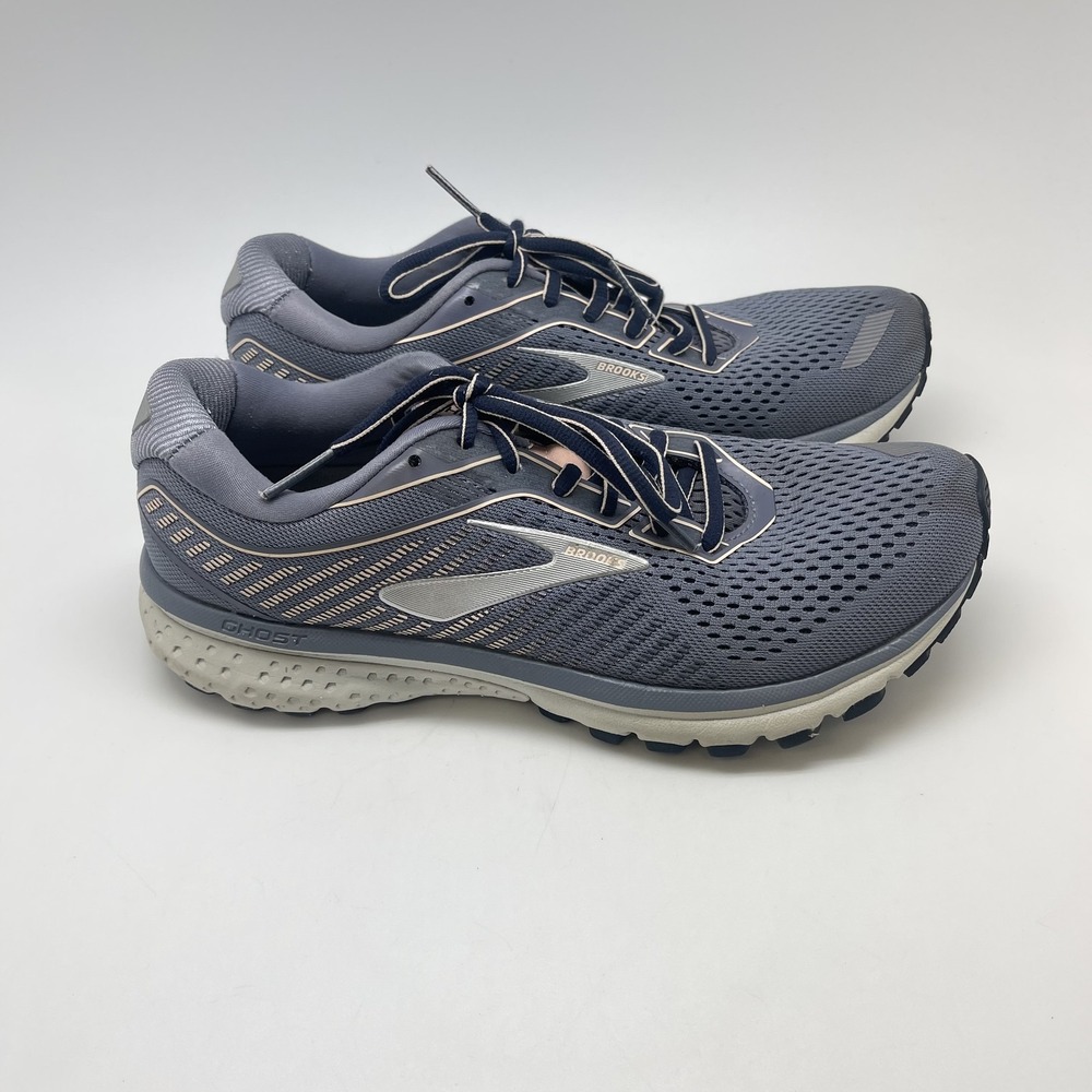 Brooks Sneakers Womens 9 B Ghost 12 1203051B086‎ Gray Running Athletic Shoes - Picture 3 of 13